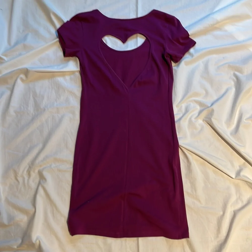 Victoria’s Secret PINK Ladies Mauve/Purple Plum Cut Out Dress - Picture 4 of 10